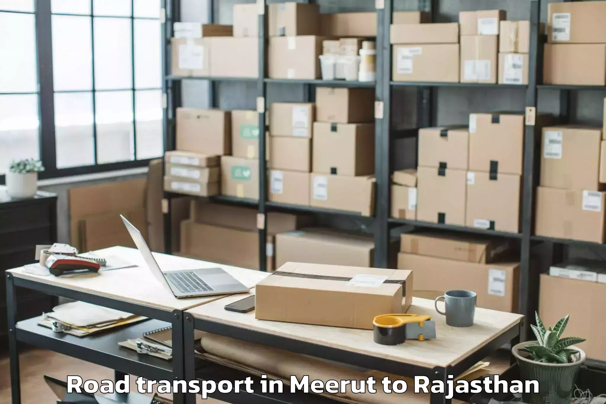 Get Meerut to Banswara Road Transport